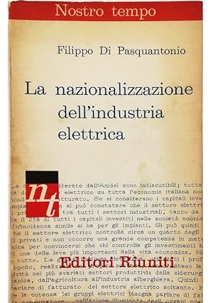 Imagen del vendedor de La nazionalizzazione dell'industria elettrica a la venta por Libreria Tara