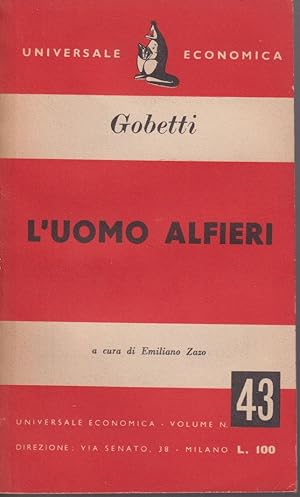 Bild des Verkufers fr L'uomo Alfieri A cura di Emiliano Zazo zum Verkauf von Libreria Tara