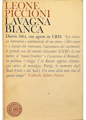 Image du vendeur pour Lavagna bianca Diario 1963, con agosto in URSS mis en vente par Libreria Tara