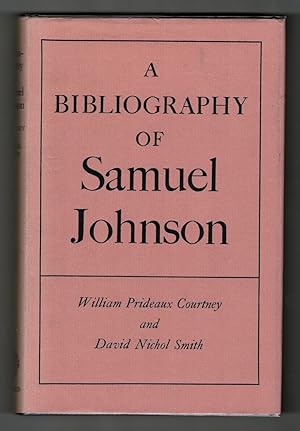 Seller image for A Bibliography of Samuel Johnson for sale by OJ-BOOKS    ABA / PBFA