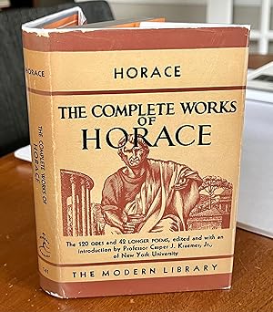 Seller image for The Complete Works of Horace **RARE 1936 FIRST MODERN LIBRARY EDITION WITH DUST JACKET IN NEAR FINE CONDITION** for sale by The Modern Library