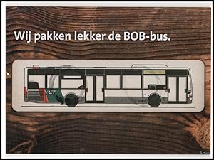 Bild des Verkufers fr ad postcard: Wij Pakken lekker de BOB-bus zum Verkauf von Mobyville