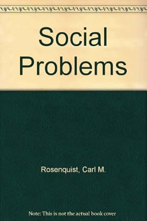Seller image for Social Problems for sale by Redux Books
