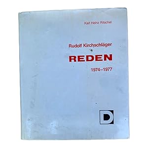 KIRCHSCHLÄGER RUDOL REDEN 1974 - 1977.