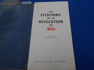 Imagen del vendedor de Les Citations de la Rvolution de Mai a la venta por Emmanuelle Morin