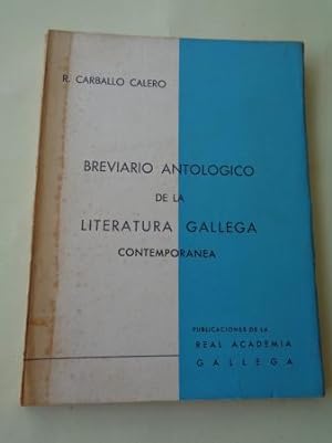 Imagen del vendedor de Breviario antolgico de la literatura gallega contempornea (Textos bilinges galego-castellano) a la venta por GALLAECIA LIBROS
