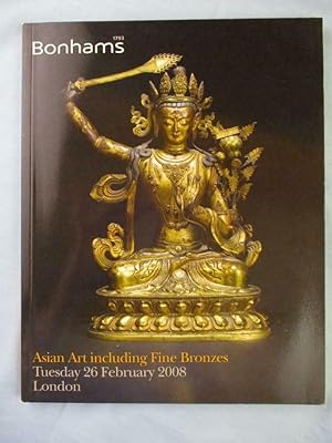 Asian art, including fine bronzes : Tuesday 26 February 2008 at 10.30 a.m., New Bond Street, London