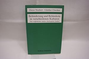 Bild des Verkufers fr Behinderung und Behinderte in verschiedenen Kulturen Eine vergleichende Analyse ethnologischer Studien. zum Verkauf von Antiquariat Wilder - Preise inkl. MwSt.