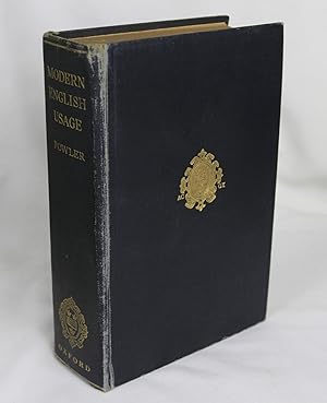 A Dictionary of Modern English Usage (First Edition)