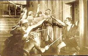 Ansichtskarte / Postkarte Schauspieler Douglas Fairbanks, The Black Pirate, Filmszene 1926