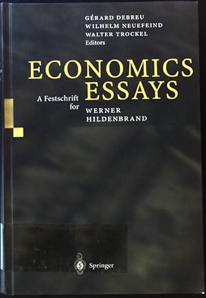 Immagine del venditore per Economics essays : a festschrift for Werner Hildenbrand. venduto da books4less (Versandantiquariat Petra Gros GmbH & Co. KG)