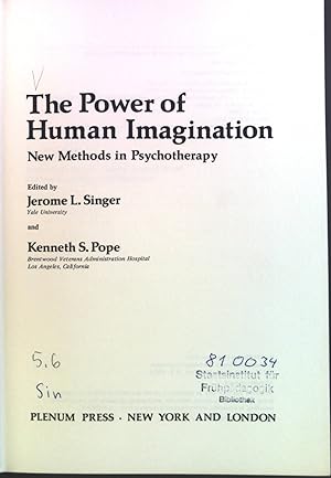 Imagen del vendedor de The Power of Human Imagination: New Methods in Psychotherapy Emotions, Personality, and Psychotherapy a la venta por books4less (Versandantiquariat Petra Gros GmbH & Co. KG)