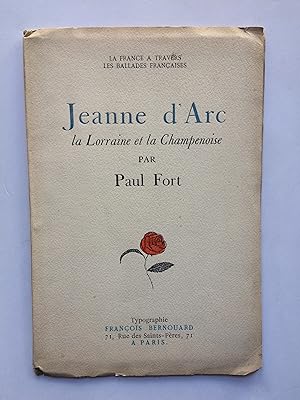 Jeanne d' Arc, La Lorraine et la Champenoise [ ENVOI de l' Auteur ]