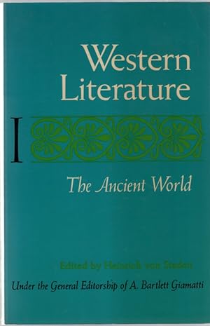 Bild des Verkufers fr Western Literature I. The Ancient World. zum Verkauf von Fundus-Online GbR Borkert Schwarz Zerfa