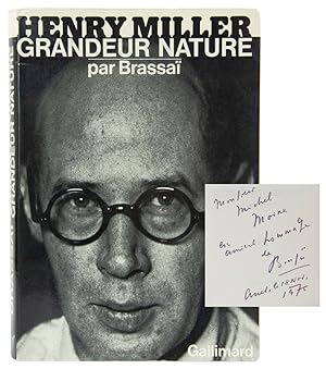 Seller image for Henry Miller Grandeur Nature. for sale by Shapero Rare Books