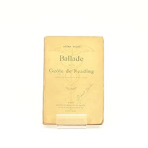 Image du vendeur pour Ballade de la Gele de Reading. Transcription franaise de Henry-D. Davray. mis en vente par Librairie de l'Amateur