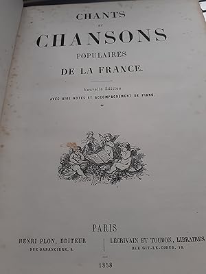 chants et chansons populaires de la france