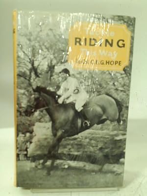 Bild des Verkufers fr Tackle Riding This Way. zum Verkauf von World of Rare Books