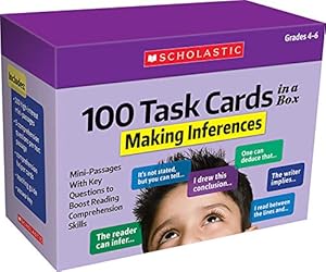 Seller image for 100 Task Cards in a Box: Making Inferences: Mini-Passages With Key Questions to Boost Reading Comprehension Skills by Ghiglieri, Carol, Martin, Justin [Cards ] for sale by booksXpress