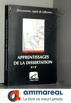 Image du vendeur pour Apprentissages de la dissertation, 3e-2de mis en vente par Ammareal