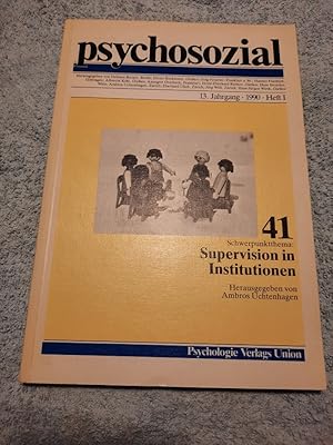 Image du vendeur pour Psychosozial Nr. 41, 13. Jahrgang, 1990 Heft 1: Schwerpunktthema: Supervision in Institutionen. mis en vente par Aderholds Bcher & Lots