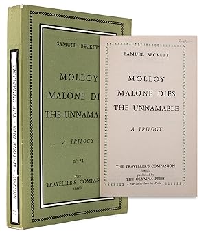 Immagine del venditore per Molloy, Malone Dies, and The Unnamable A Trilogy venduto da James Cummins Bookseller, ABAA