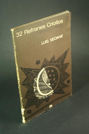 Imagen del vendedor de 32 refranes criollos, 32 grabados en madera. Presentacin por Len Benars a la venta por Steven Wolfe Books