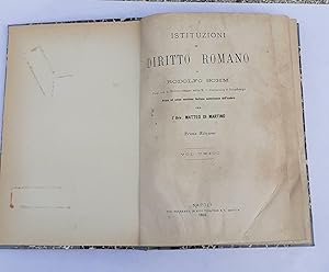 Imagen del vendedor de Istituzioni di diritto romano a la venta por librisaggi