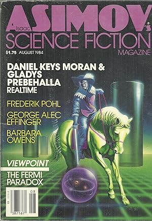 Seller image for Isaac Asimov's Science Fiction Magazine - August, 1984 for sale by Sierra Sales