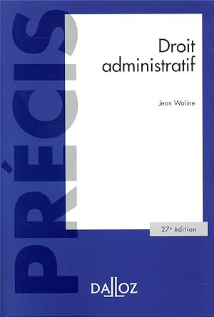 droit administratif (27e édition)
