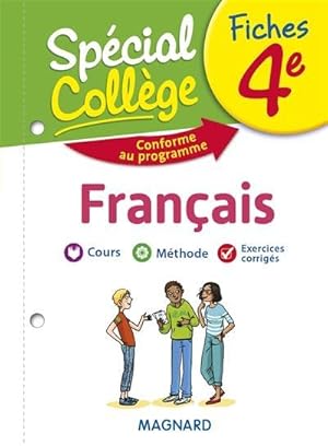 spécial collège : français ; 4e ; fiches