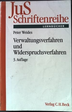 Seller image for Verwaltungsverfahren und Widerspruchsverfahren. Schriftenreihe der Juristischen Schulung ; H. 6 for sale by books4less (Versandantiquariat Petra Gros GmbH & Co. KG)