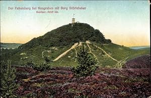 Bild des Verkufers fr Ansichtskarte / Postkarte Hamburg Harburg Neugraben, Falkenberg mit Burg Strtebeker - Bes. Adolf Ide zum Verkauf von akpool GmbH