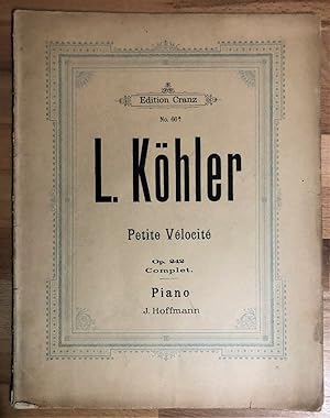 Petite école de la vélocité (sans octaves), 1. u. 2. Heft: pour piano, op. 242 - Kleine Schule de...