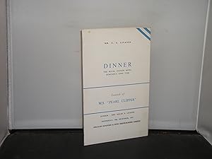 William Doxford & Sons Ltd, Sunderland - Dinner Menu for Launch of M.S. "Pearl Clipper" 30th Dece...