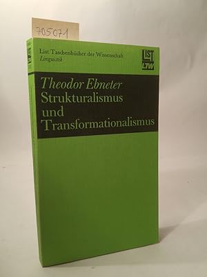 Imagen del vendedor de Strukturalismus und Transformationalismus a la venta por ANTIQUARIAT Franke BRUDDENBOOKS