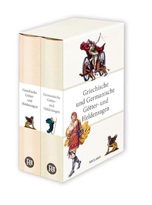 Bild des Verkufers fr Griechische und Germanische Gtter- und Heldensagen : Nach den Quellen neu erzhlt von Reiner Tetzner und Uwe Wittmeyer. Zwei Bnde im Schuber zum Verkauf von AHA-BUCH GmbH