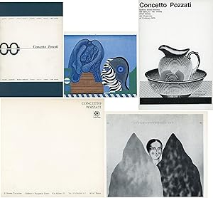 Bild des Verkufers fr tre cataloghi di mostre dell'Artista (1966-1973) zum Verkauf von Studio Bibliografico Marini