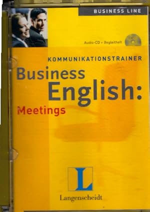 Meetings - Audio-CD mit Begleitheft (Langenscheidt Kommunikationstrainer Business English)