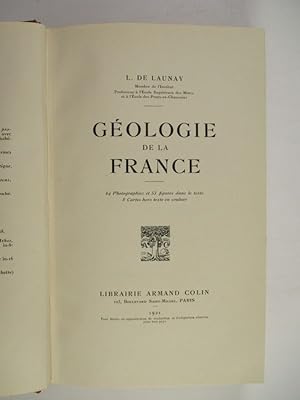 Bild des Verkufers fr Gologie de la France. zum Verkauf von Antiquariat Bookfarm