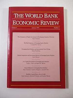 Bild des Verkufers fr The World Bank Economic Review. January 1995, Vol. 9, No. 1. zum Verkauf von Antiquariat Bookfarm