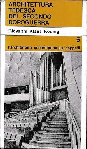 Imagen del vendedor de Architettura tedesca del secondo dopoguerra a la venta por librisaggi