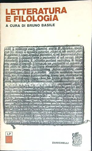 Seller image for Letteratura e filologia for sale by Librodifaccia