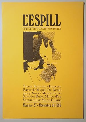 Imagen del vendedor de DIARI DE PARS. Separata de L'Espill n 27 - Valncia 1988 - Il lustrat - Dedicat a la venta por Llibres del Mirall