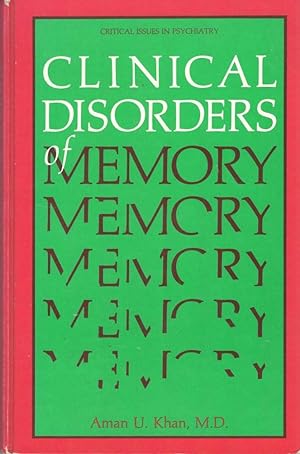Immagine del venditore per Clinical disorders of memory venduto da librisaggi
