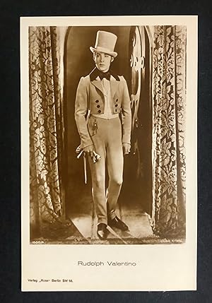 Real Photograph Post Card - RUDOLPH VALENTINO