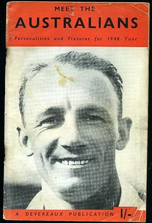 Bild des Verkufers fr Meet the Australians | Personalities and Fixtures for 1948 Tour of England zum Verkauf von Little Stour Books PBFA Member
