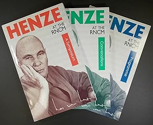 Seller image for Henze at the Royal Northern College of Music (RNCM): A Symposium (with the two accompanying volumes: Conversations and Programme) for sale by Austin Sherlaw-Johnson, Secondhand Music