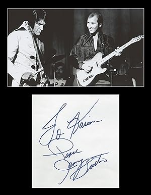 Ultra Rare Authentic Hand Signed Autograph Rock Legend Elvis Presley