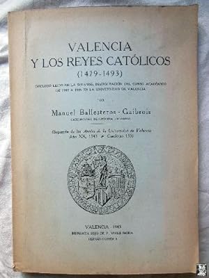 VALENCIA Y LOS REYES CATÓLICOS ( 1479 1493 )